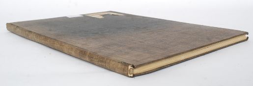 A 1955 examination in art study book - Polish Peasant Costume.