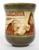 A Royal Doulton Kingsware ' Jackdaw of Rheims ' beaker by Charles Noke.