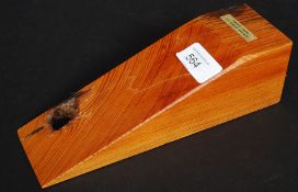 A slither of Timber  ( Teak Wood ) from the SS Great Britain bearing plaque to top.