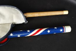 Two American made pool cues - each within the original carry cases