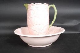 A Falcon china vintage early 20th century bedroom washstand and jug set