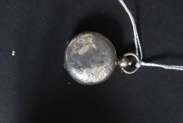 A silver hallmarked sovereign holder,