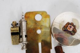 An Air Ministry brass mapping tool together with a S.