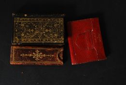 1779 Psalms of David book having original gilded binding together with a Daily Prayers of 1842s