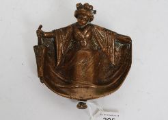 An unusual Bergman style bronze erotic figure - no makers mark, but rather unusual.