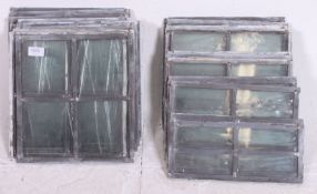 A good collection of vintage leaded glass panels dating from the 20th century ( see illustration ),