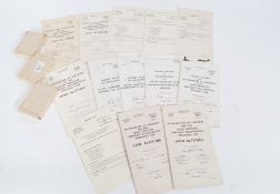 A good collection of restricted Observer Corp recognition pamphlets dating from the 50's please see