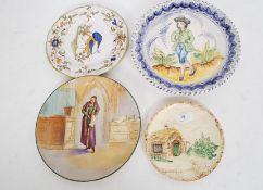 A mixed lot to include six ceramic bottle stoppers / pourers,