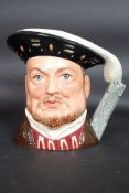 A Royal Doulton character tony jug - Henry VIII bearing marks to the base D6642 H17cm