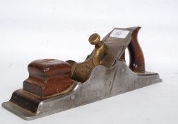 A vintage Spiers Ayr steel and rosewood panel wood working plane. Measures 37cms length.
