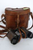 An original pair of issued WWI First World War field binoculars,