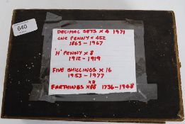 A good collection of coins to include Decimal Sets x 4,