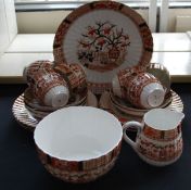 A mid century Radford china tea service, comprising of cups, saucers, plates etc.