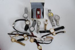 A collection of assorted wristwatches to include Swatch,