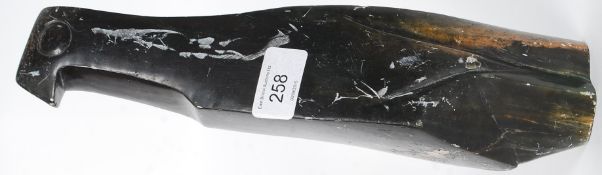 An Arican carved soapstone carving of a bird / Eagle signed to base E Rukodzi 71 please see images