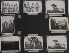 A fantastic photo album from WWII containing photos from North and south Africa and the Middle East