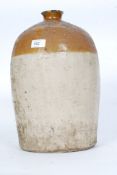 A vintage stoneware flagon marked for D A Rhind & Co Ltd of Leith & London with sealed corked top