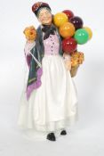 A Royal Doulton figurine ' Biddy Pennyfarthing ' HN1843 bearing green backstamps
