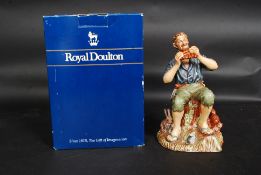 A Royal Doulton Dreamweaver figurine raised on plinth base being stamped to the underside