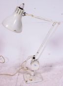 An original retro Hadrill Horstmann counterbalance anglepoise lamp, in white.