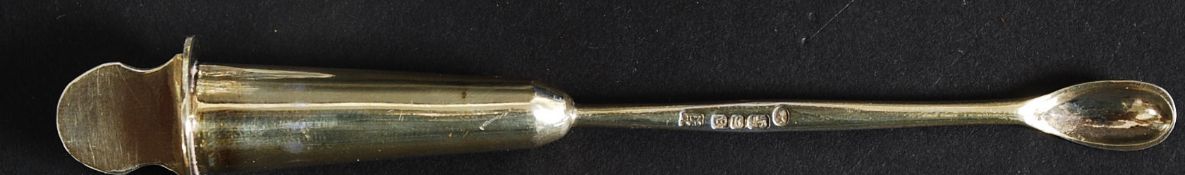 A stunning early Victorian silver hallmarked and cut glass ladies perfume bottle  by Henry