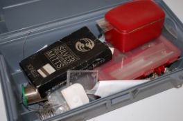 Various silver and white metal jewelery making items to include scrap silver,