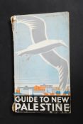 A 1936 - 1937 pre-war 9th edition  ' Guide to New Palestine '  complete with map in fabulous Art