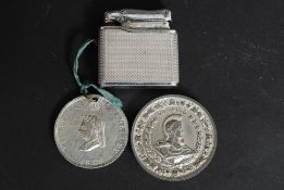 A Nickel silver award ' Drawing ' - Reward for Superior Merit together with Jubilee medal 1887