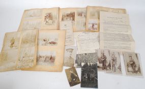 A fantastic group of photographs and documents pertaining to Sydney Brightman of the Canadian