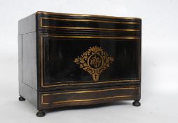 A 19th century Victorian ebony and rosew