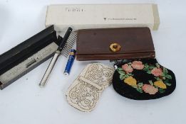 A collection of vintage ladies accessori