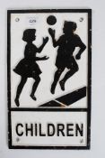 A 20th century cast iron Children reprod