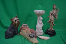 A collection of 20th century plaster Bos