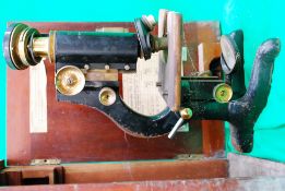 A vintage 64141 Watsons and Co Microscop