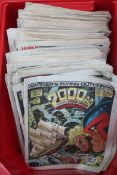 A large collection of 1980s 2000 AD Judg