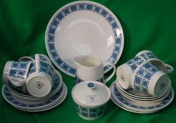 A Royal Tuscan part tea service comprisi