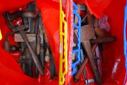 A large assortment of vintage tools