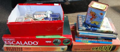 A group of toys to include vintage Escal