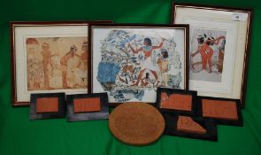 Egyptian items to include seal impressio