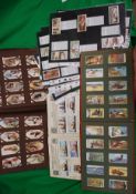 A collection of vintage cigarette cards