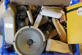 A group of vintage retro radio valves an