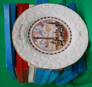 Collection of 10 Coalport collector plat