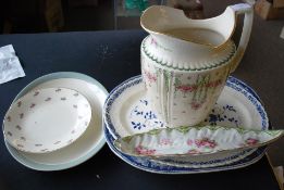 A group of porcelain to include Bristol