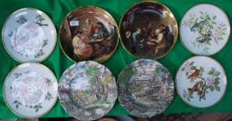 8 collectors plates to include spode , E