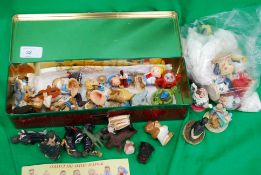 A collection of Tetley Teafolk and teapo