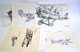 A selection of STUCKEY's sketches of pla