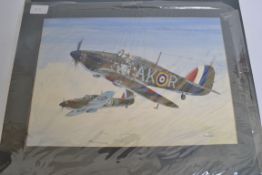 STUCKEY,  Great watercolour on board pai