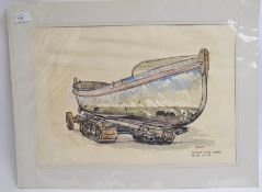 STUCKEY,  watercolour on paper, The RNLR