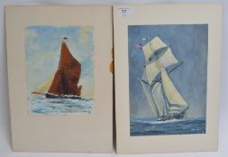 2 paintings by STUCKEY,