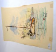 'Zeemeeuw' Salcombe '71 .  Signed STUCKE